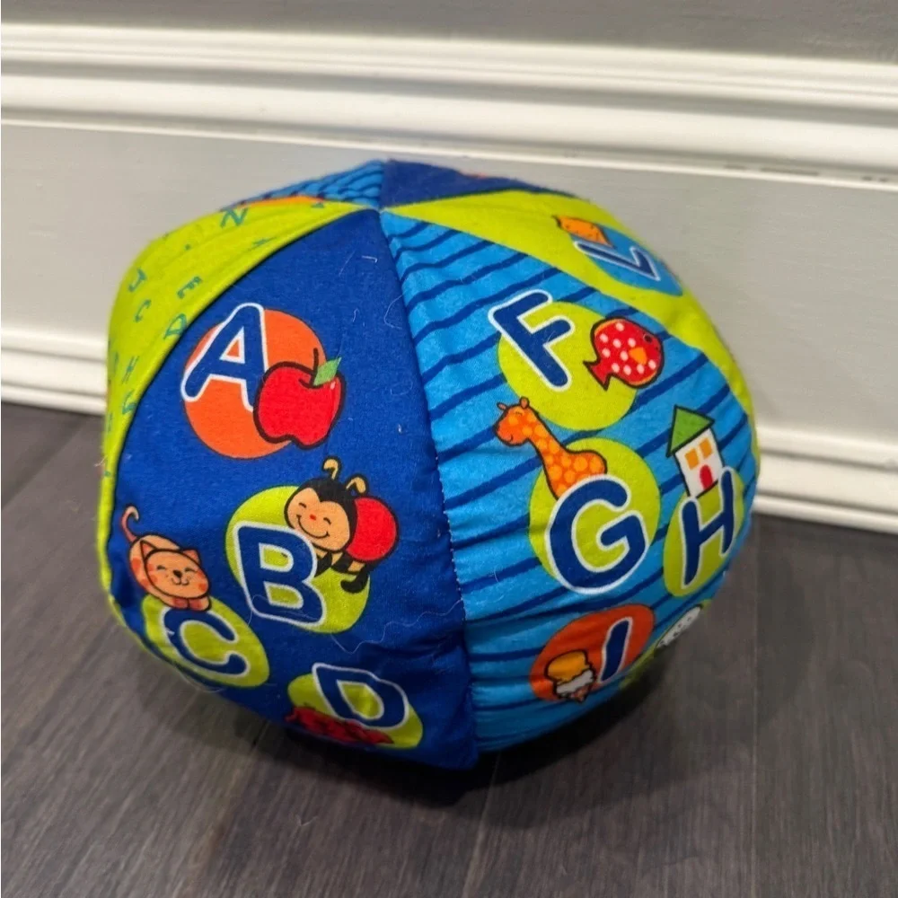Melissa & Doug K’s Kids 123 ABC Multicolor Learning Ball- Says ABCs of Numbers